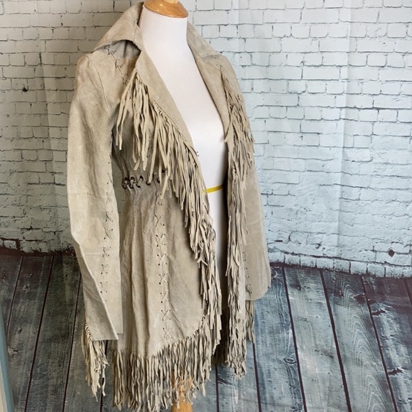Genuine Leather Fringe Jacket - Picture 2 of 10